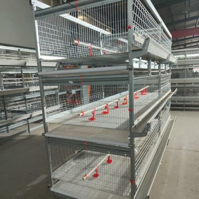 Poultry Battery Cage Chicken Raising Equipment H Type Laying Hens Poultry Chicken Cage For Layers