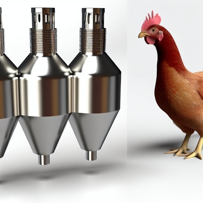 360° Stainless Steel Nipples Automatic Feeder For Poultry Farming Equipment