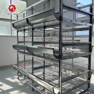 Poultry Layer Cage System High Capacity Poultry Solution Battery Cage for Layers