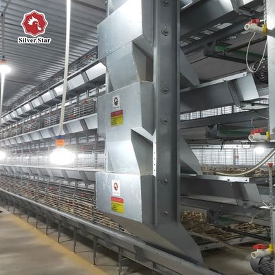 4Tiers Broiler Chicken Cages Battery Cage for 4Tiers Baby Chick Cage Poultry Farming Equipment Automatic System