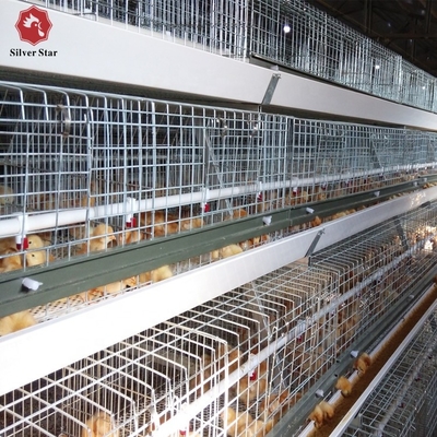 Automatic H type Galvanized Egg Chicken Layer Battery Chicken Cage for Poultry Farm House Equipment